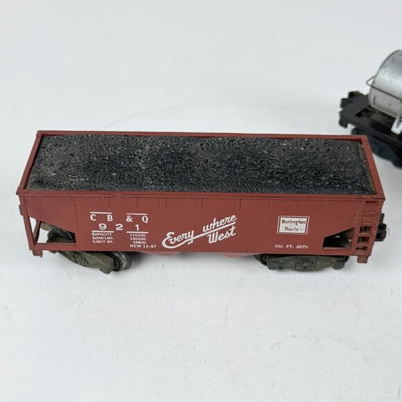 American Flyers Vintage S Gauge Tanker  West Gulf 925 Coal Car CB&Q Everywhere - Picture 4 of 9